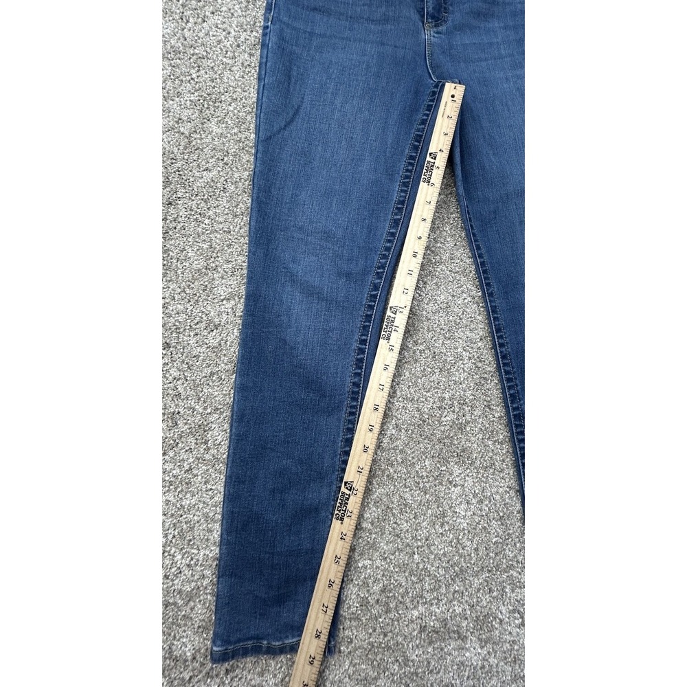SEVEN 7 SKINNY JEAN SIZE 12 BLUE DENIM LADIES JEANS RN#109890 - Picture 3 of 10